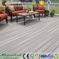 Durable polymer capped co-extrusion wpc decking, co extruded decking, extruded plastic composite decking